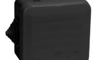Коробка расп. КМ41236 70х70х40мм IP44 4 вв. черная IEK