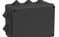 Коробка расп. КМ41241 150х110х70мм IP44 10 вв. черная IEK