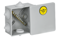 Коробка КУП КМ41360 85х85х40мм IP44 6 вв. (7035) IEK