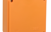 Коробка расп. огн. ПС 100х100х50мм 4P 4мм2 IP44 гл. с. IEK