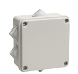 Коробка расп. КМ41234 о/п 100х100х50мм IP55 6 вв. серая IEK