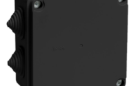 Коробка расп. КМ41233 100х100х50мм IP44 6 вв. черная IEK