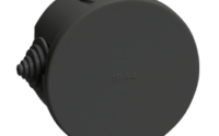 Коробка расп. КМ41237 D=75х40мм IP44 4 вв. черная IEK